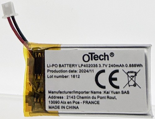 Batterie casque sans fil - , pour