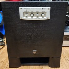 Yamaha YST-SW215 Powered Wired Sub-Woofer Wood Surface Tested Working