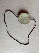 Ancien Cache-oeil médical noir Ophtalmologie Médecine