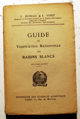Vinification rationnelle des - vinification,