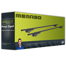 Barres de toit alu pour Opel