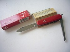 VICTORINOX SWISS ARMY KNIFE ECOLINE 84mm LUMBERJACK/ WALKER OLD UNUSED CELLIDOR