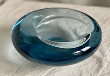 HOLMEGAARD Asymmetrical CUT by Per LÜTKEN Scandinavian Design 1960 Studio Glass