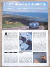 🚘 Brochure Automobile CHESIL SPEEDSTER PORSCHE REPLICA Document Prospekt Sales