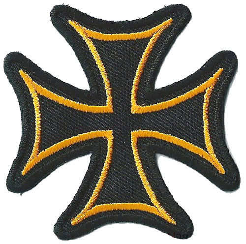 Patche écusson biker croix - biker,