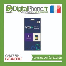 Cartes SIM LYCAMOBILE 0€ de crédit