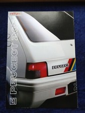 Peugeot 205 Rallye Brochure 1991 8 pages