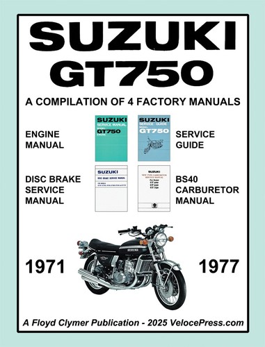 Suzuki gt750 wsm - 1971-77, a