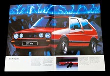VW Golf GTi 16V II 2 brochure brochure 1986 AB
