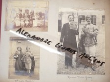 LOT 3 PHOTOGRAPHIES ORIGINALES 1912 SOIRÉE TRAVESTIE AMICALE CORBILLON ST-DENIS