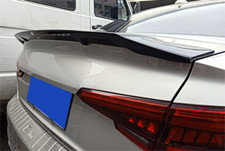 Rear Glossy Black Spoiler For 2017-2024 Audi B9 A4 S4 Sedan Highkick Duckbill