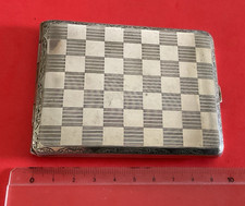 Alpaca Cigarette Holder Case - Art Deco Style - Vintage
