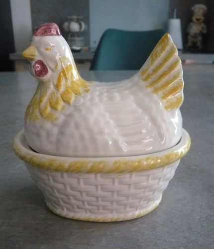 Ancienne bonbonniere poule - ancienne,