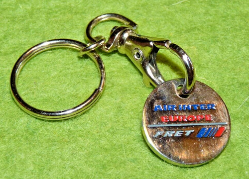 Porte clés jeton caddie - porte,