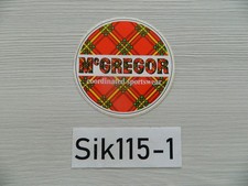 AUTOCOLLANT Mc GREGOR