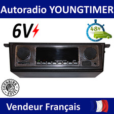 Autoradio Rétro Vintage Neuf Bluetooth USB SD FM – 6V Voiture Ancienne