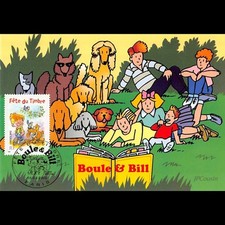 CM CEF - Fête du timbre, Boule et Bill - 16/3/02 Paris