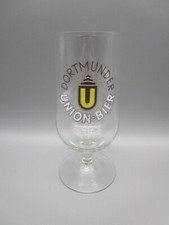Verre a bière publicitaire ancien "UNION-BIER"