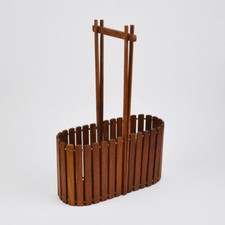 Vintage Porte-Bouteille - Teck