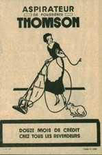 Vintage Thomson Vacuum Cleaner 1929 Magazine Issue Advertising