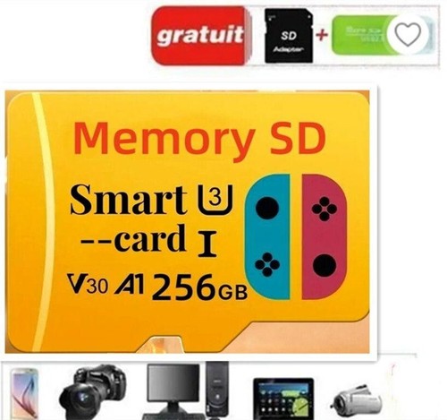 Carte mémoire 256 gaming - mémoire, go