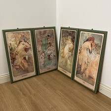 Alphonse Mucha Four Seasons Quality Framed Prints