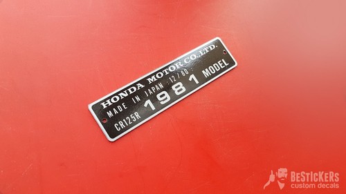 Honda cr125 125 - 1981, 81