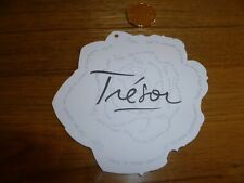 Carte "TRESOR" de Lancôme