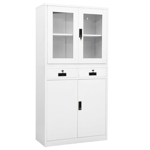 Armoire bureau blanc - armoire, de