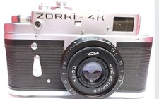 Zorki 4 K  Rangefinder Camra,Vintage USSR INDUSTAR 50 LENS,Perfecrly Works