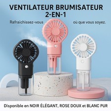 Ventilateur Brumisateur Portable 2-en-1