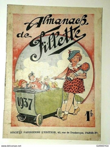 Almanach fillette 1937 - de,