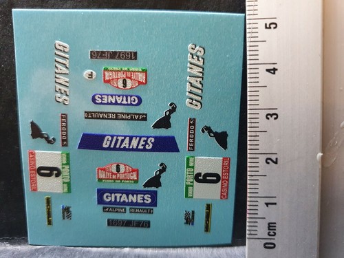Decals alpine a310 6 - 1/43,