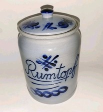 Rumtopf Salt Glazed Jar Crock