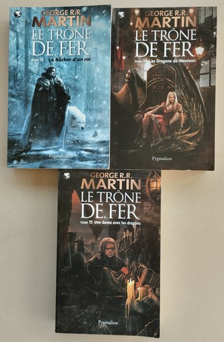 Lot livres trône de - lot,