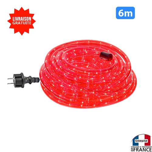 Guirlande corde rampe leds - rampe,