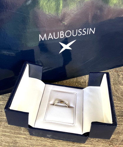 Bague mauboussin argent - or,