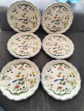 6 assiettes a dessert gien