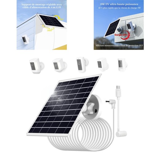 Panneau solaire flexible - panneau, 8w/5v