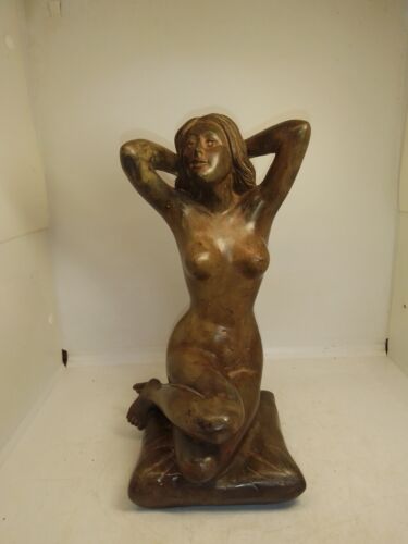 Bronze femme nue chenet - nue, p