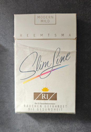 Paquet cigarette vide slim - cigarette,