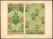 1900 Art Nouveau Lithograph