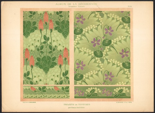 1900 lithographie art - 1900, nouveau