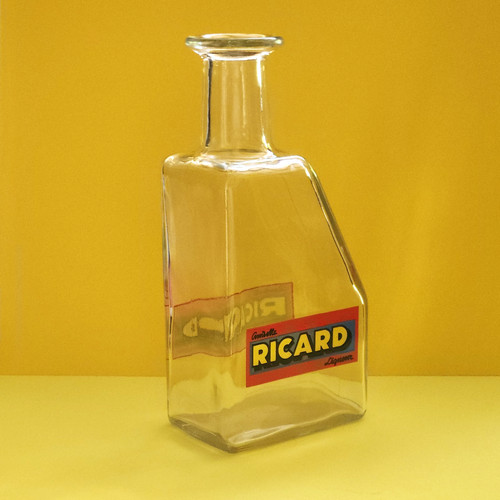Ancienne carafe publicitaire - ancienne,
