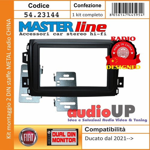 Mascherina autoradio double - mascherina,