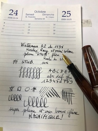 Waterman 1935 marbre - de,