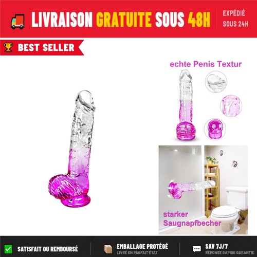 Gode caoutchouc transparent - gode,