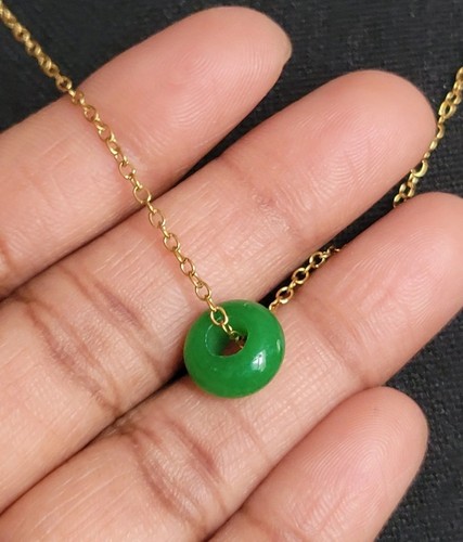 Collier jade vert - jade,