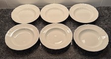 Villeroy & Boch Manoir Rimmed Soup/ Pasta Bowls 8" ~Set of 6~Luxembourg~ EUC