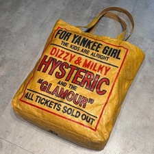 Vintage Hysteric Glamour DIZZY & MILKY Paper Tote Bag Used